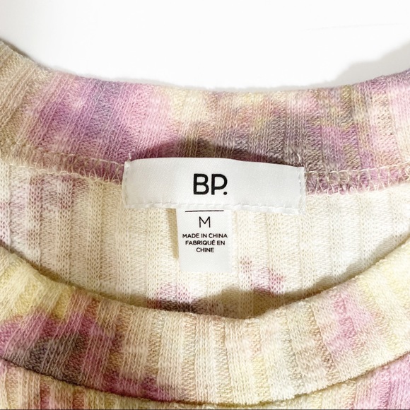 BP. Tie Dye Crop Rib T-Shirt - Picture 4 of 5